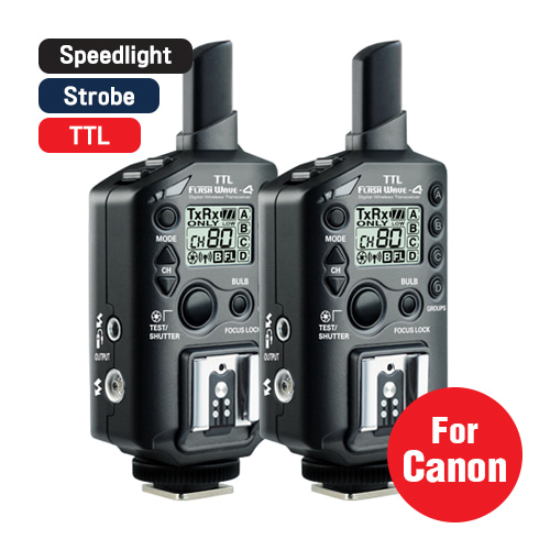 FlashWave-4 TTL Kit / For Canon For Speedlight / For StrobeSMDV